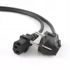Gembird PC-186 stroomkabel zwart 1,8 m CEE7/4 C14 koppeling