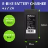 Qoltec 50761 oplader voor e-bike-accu's 36V | 42V | 2A | 5,5*2,5