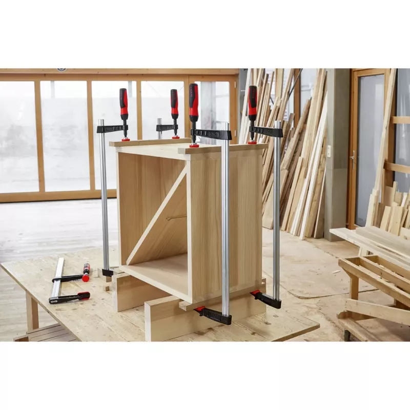 Staafklem BESSEY TG30-2K 30 cm aluminium zwart rood