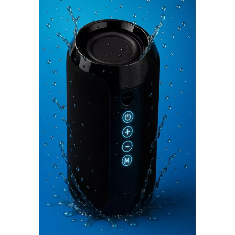 Draagbare bluetooth-stereoluidspreker SQUEAK SQ1008 — 14W RMS, Bluetooth 5.3, 1200 mAh, IPX4, FM, LED, AUX, USB