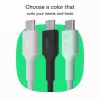 Kabel USB-C-USB-C PowerStream 100W gevlochten 1,2m wit
