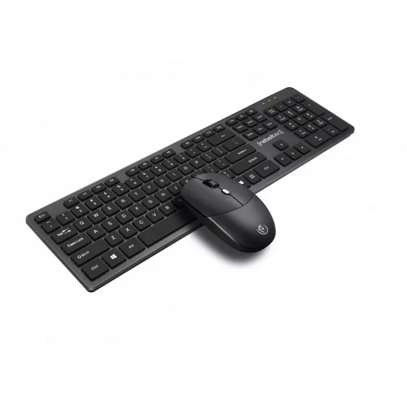 Rebeltec draadloze toetsenbord- en muisset