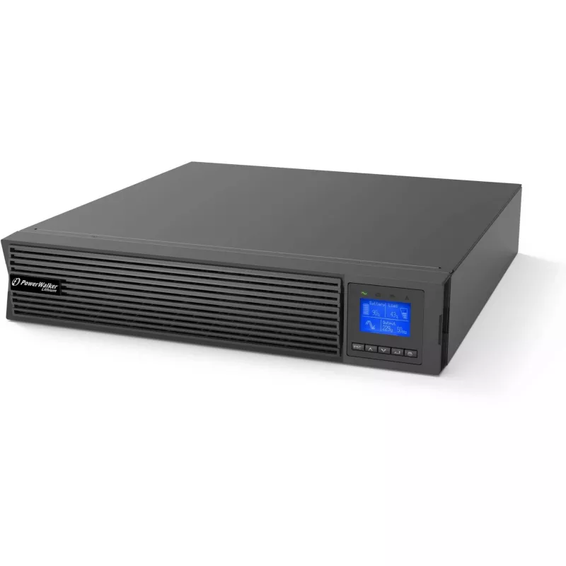 UPS-rack Powerwalker Vfi 1000 Licr Iot PF1 ON-LINE 1000VA 8X Iec C13 USB-B RS-232 LCD 2U