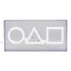 Tafel- en hanglamp Paladone LED Neon Light Squid Game Design PP13775SG