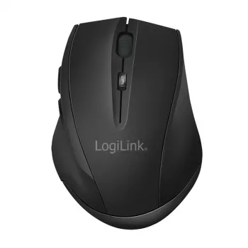 Logilink draadloze muis BT5.0, ergonomisch, zwart