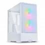 Midi-Tower-PC-behuizing Lian Li LANCOOL 207 — wit, transparant paneel, ondersteunt ATX/MicroATX/MiniITX, geen voeding