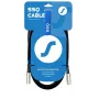 SSQ MIDI2 SS-1418 kabel MIDI (5-polig) - MIDI (5-polig) 2 m zwart
