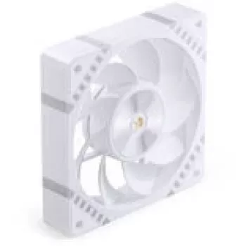 120 mm behuizingsventilator Jonsbo HF2-120 wit — reverse blade, PWM, ARGB