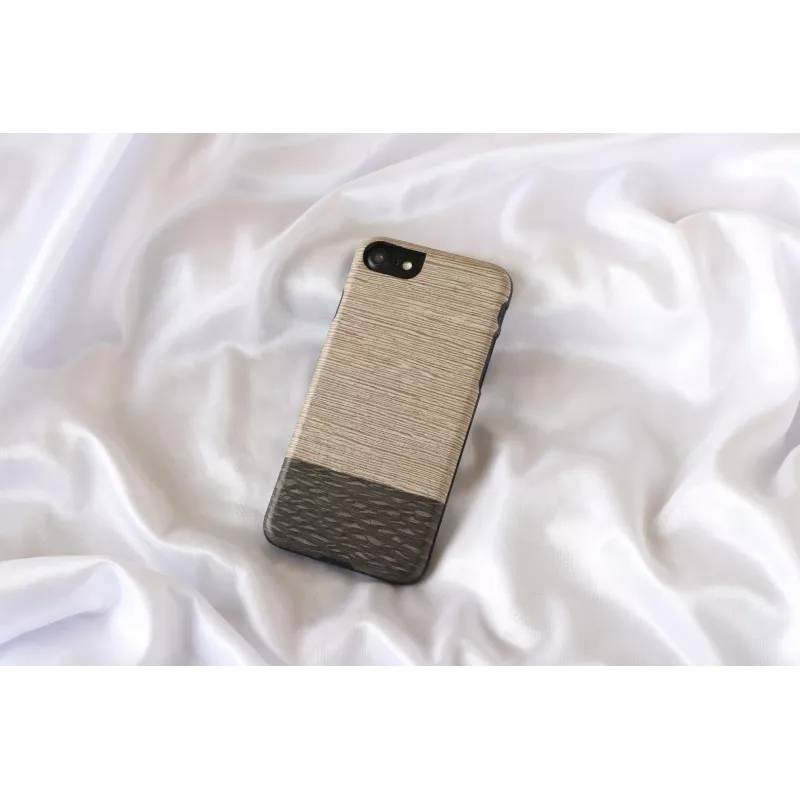 Man&Wood Lattis hoesje voor iPhone 7/8, zwart