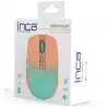 Cian Technology GmbH INCA Muis IWM-511RT Blt+Wrls RGB Basiskleur Oranje