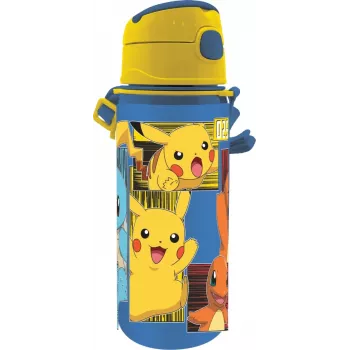 Aluminium fles 600 ml Pokemon