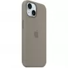 Siliconen hoes met MagSafe voor iPhone 15 – clay