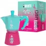 Moka-pot Bialetti 0005393 aluminium blauw roze