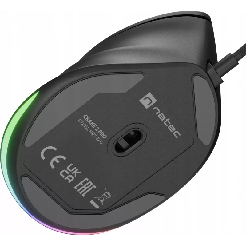 NATEC Crake 2 Pro muis universeel voor rechtshandigen USB Type-A optisch 12800 DPI