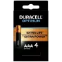 Duracell OPTIMUM AAA alkalinebatterijen 4-pack – langdurige energie voor kleine apparaten