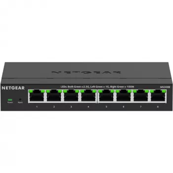 NETGEAR MS308E unmanaged 2.5G Ethernet (100/1000/2500) zwart