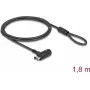 Kabelslot Navilock 20645 zwart 1,8 m sleutelslot