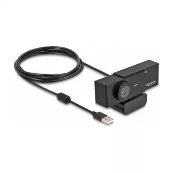 Webcam DeLOCK 96400 8 MP 3840 x 2160 pixel USB 2.0 zwart