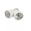 Synergy 21 LED-adapter voor LED-lamp E27->2*E27
