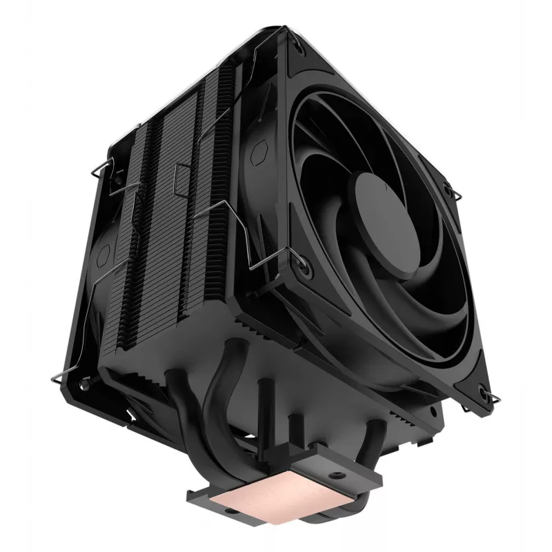 Processor-luchtkoeler Cooler Master V4 Alpha 3DHP, 120mm-ventilator, LGA1700/AM5-compatibel, zwart
