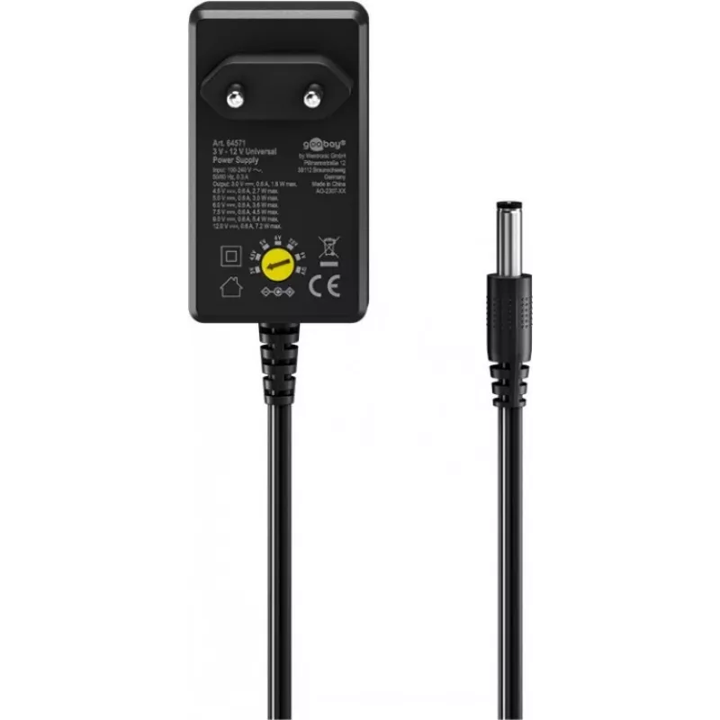 Voedingsadapter Goobay 64571