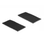 Kabelhouder DeLOCK 19105 klittenband zelfklevend 100x50mm zwart 10-delige set