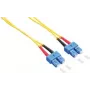 LogiLink - patchkabel - SC singlemode (M) naar SC singlemode (M) - 1 m - glasvezel - duplex - 9/125 micrometer - OS2 - halogeenvrij - geel