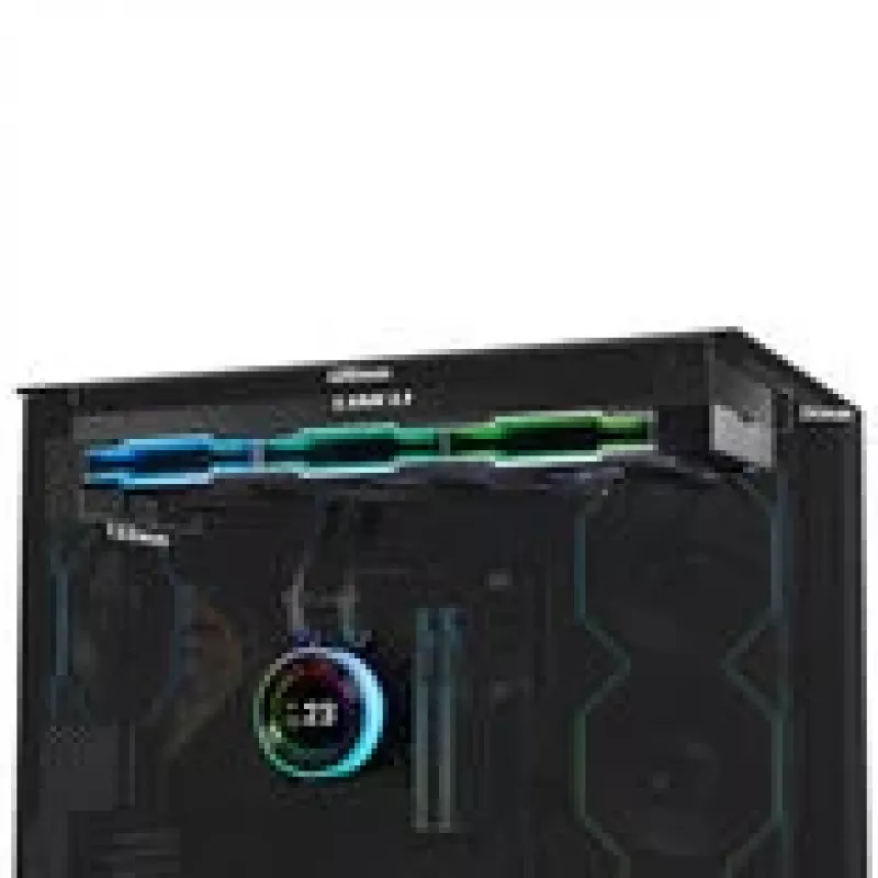 All-in-one liquid cooler Lian Li GA II Hydroshift II LCD-C 360TL 12 cm zwart