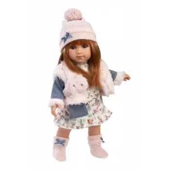 Pop Llorens Nicole 35 cm – realistische kenmerken, zachte lichaam, babypop