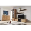 Cama woonkamer-sideboard UNI lefkas eiken/zwart