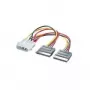 ROLINE Y-adapterkabel 4-pol. HDD / 2x SATA (11.03.1050)
