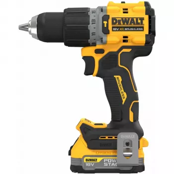 Pistoolgreep-boorhamer DeWALT DCD805E2T-QW, 18V Li-Ion 1.7Ah x2, borstelloos, 2000 tpm, 90 Nm, 13 mm boorhouder