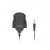 Kleefmicrofoon NATEC NMI-1352, bedraad 3,5 mm, gevoeligheid -58 dB, 50–16000 Hz, 1,8 m kabel, 20 g