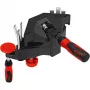 Haakse deurspanklem WTR zwart rood 35 70