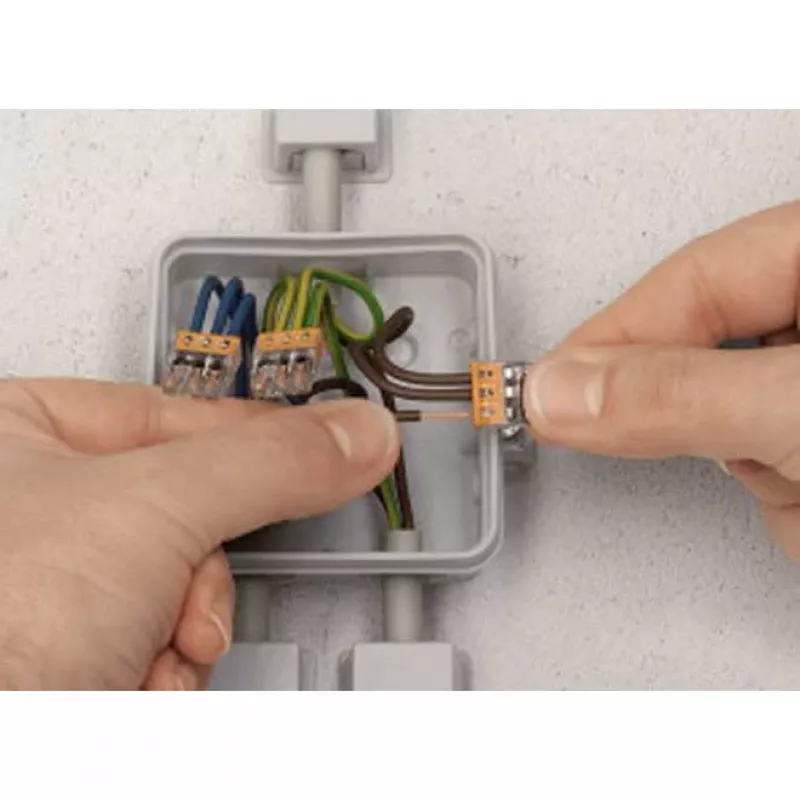 Wago klemverbinder 4-polig 0,5–2,5 mm² 24 A 400 V