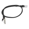 Patchkabel Cat.5e 0,5M UTP zwart