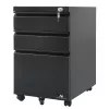 Bureau-lade-eenheid Maclean MC-850 zwart metaal 2 laden