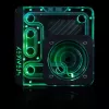 Stealkey Customs SK-UNI 120D distroplate D-RGB – zwart edition