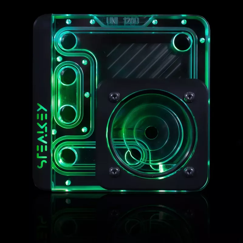 Stealkey Customs SK-UNI 120D distroplate D-RGB – zwart edition