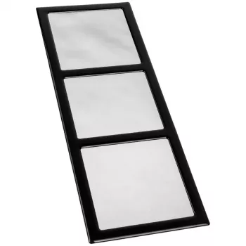 DEMCiflex luchtfilter voor Fractal Design Meshify C DF1033 — 150 × 400 mm, zwart, 1 stuk
