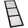 DEMCiflex luchtfilter voor Fractal Design Meshify C DF1033 — 150 × 400 mm, zwart, 1 stuk