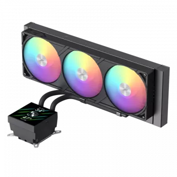 Gamemax CPU-vloeistofkoeler | GLACIER 360 LCD BK | Intel, AMD