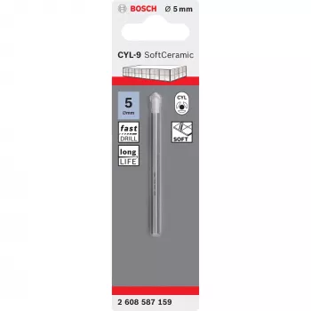 Boor Bosch CYL-9, 5 mm diameter, 70 mm lengte, per stuk