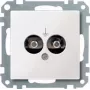 Stopcontact Merten 290419 wit