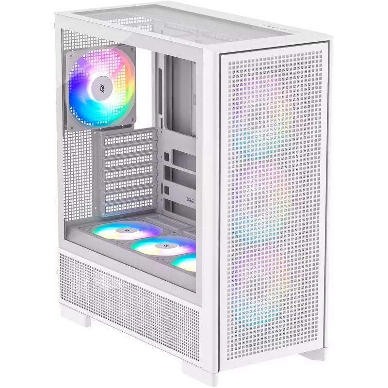 PC-behuizing Silentware Air 2000 A-RGB wit – midtower met A-RGB-verlichting (AIR2000WHITE)