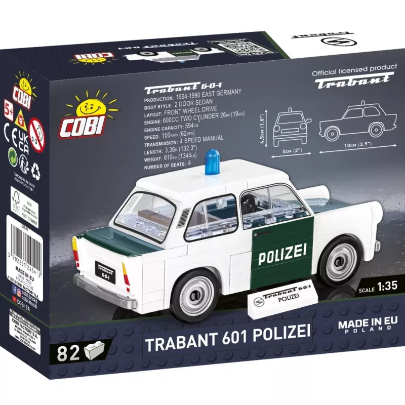 Trabant 601 Politie, constructiespeelgoed