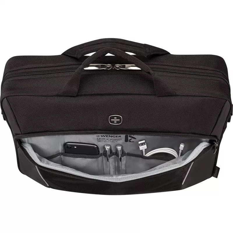 Laptoptas Wenger XE Compact Brief 16 met tabletvak, zwart