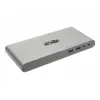 Eaton Tripp Lite USB-C-dock, triple display - 4K HDMI/DisplayPort, VGA, USB 3.2 Gen 1, USB-A/USB-C-hub, GbE, 100W PD-opladen, International Power Cables - dockingstation - USB-C