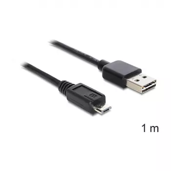 USB-kabel DeLOCK EASY-USB 2.0-A USB 2.0 micro-B 1m