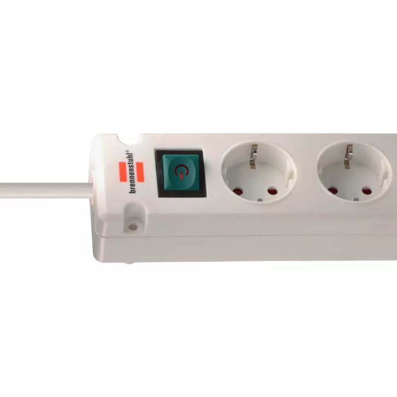 Brennenstuhl Bremounta stekkerdoos, 5 contacten + 2x USB-C, 3 m, wit